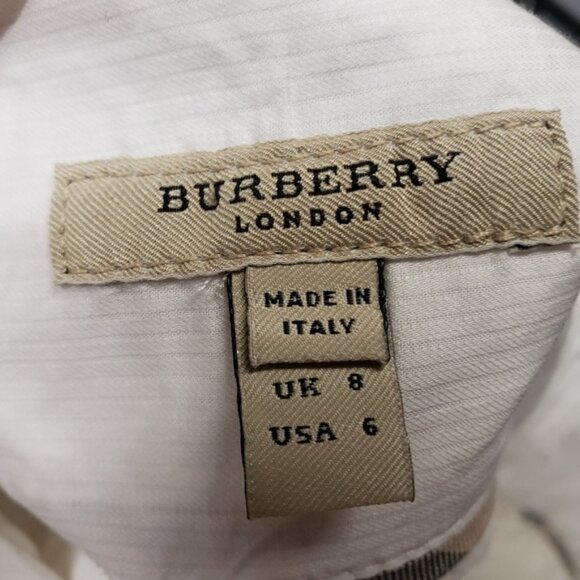 Burberry White Pleated Skirt - Picture 6 of 10